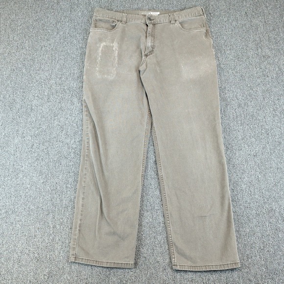 Carhartt Mens Rugged Flex Work Pants 38x32 Canvas Brown Relaxed Fit BN2517-M — photo 2